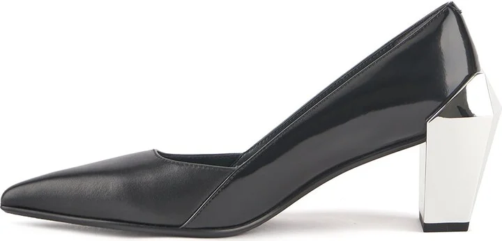 Black / Silver Gem Pump Mid - Black - Image 3