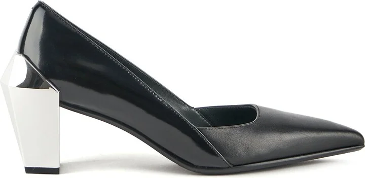 Black / Silver Gem Pump Mid - Black