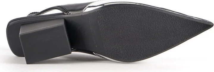 Black / Silver Raila Slingback Mid - Black + Silver - Image 6