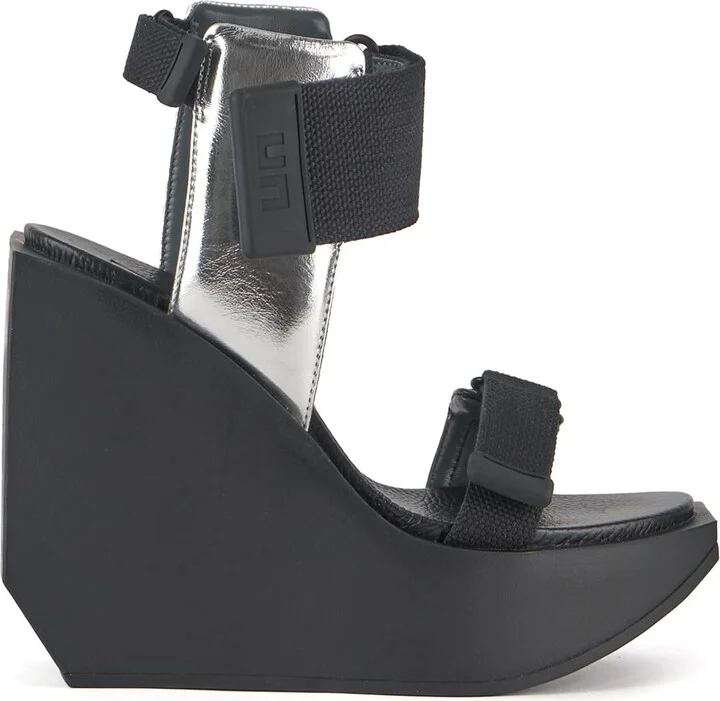 Black / Silver Wa Puffy Hi - Silver