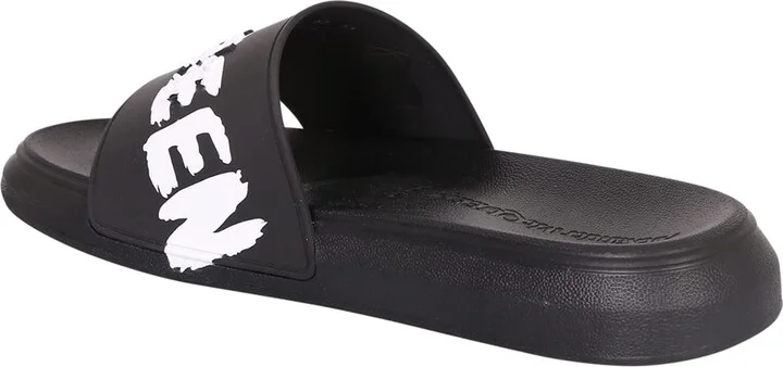Black Slide Sandals - Image 3