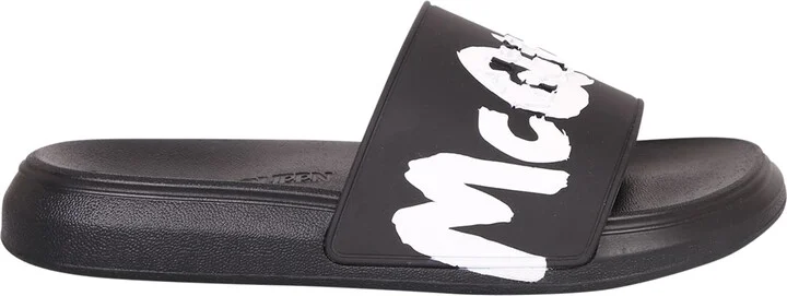 Black Slide Sandals