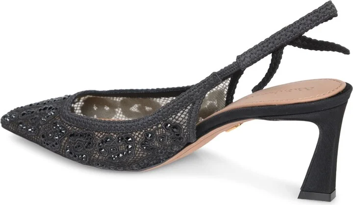Black Slingback Pumps - Image 3