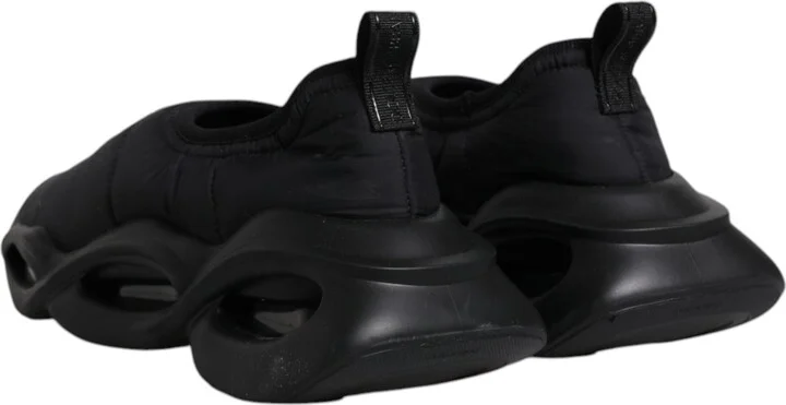 Black Slip On Wave Low Top Men Sneakers Women's Shoes - Image 5