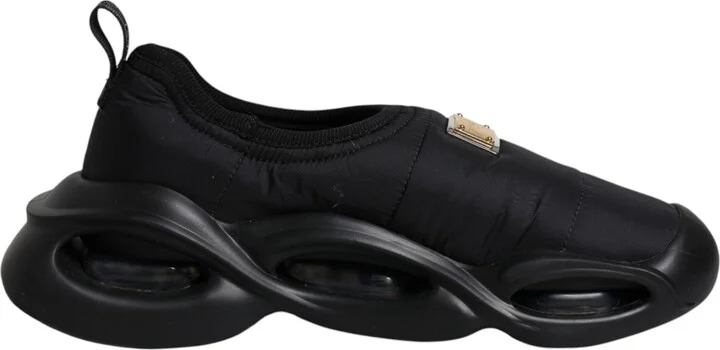 Black Slip On Wave Low Top Men Sneakers Women's Shoes