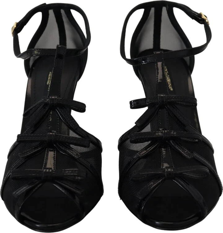 Black Stiletto High Heels Sandals Women's Shoes - Image 2