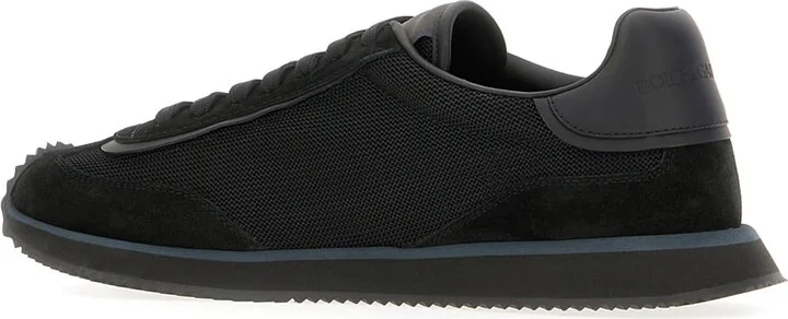 Black Suede And Mesh Dg Aria Sneakers - Image 3