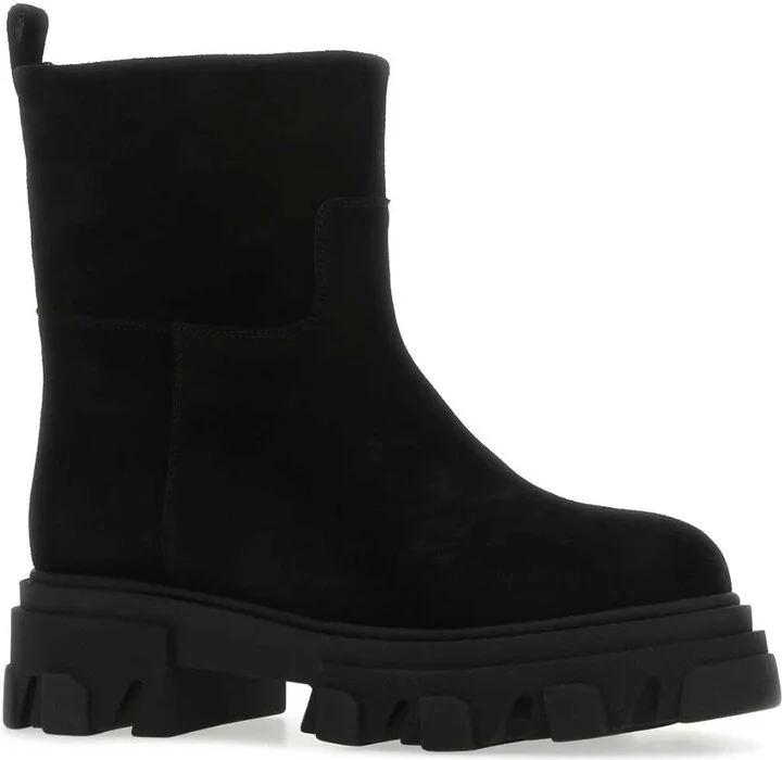 Black Suede Ankle Boots - Image 2