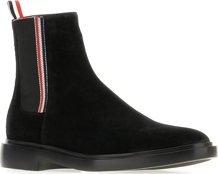 Black Suede Ankle Boots - Image 2