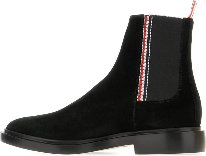 Black Suede Ankle Boots - Image 3