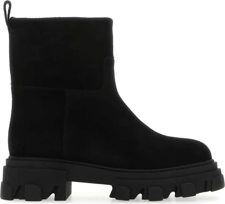 Black Suede Ankle Boots