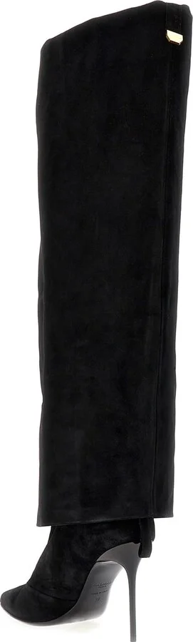 Black Suede Ariel Boots - Image 3