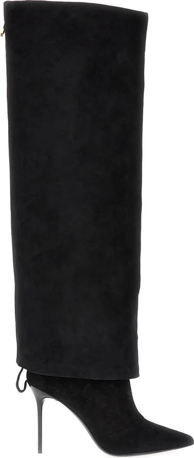 Black Suede Ariel Boots