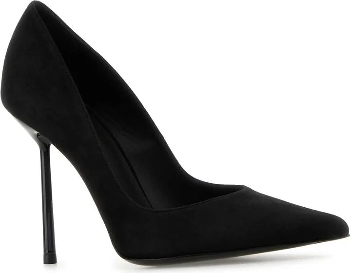Black Suede Bella Pumps - Image 2