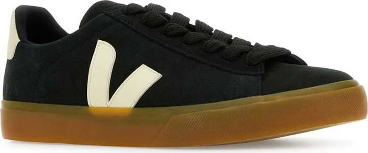 Black Suede Campo Sneakers - Image 2