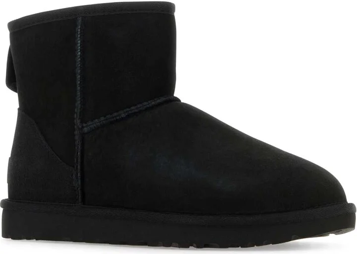 Black Suede Classic Mini Ii Ankle Boots - Image 2