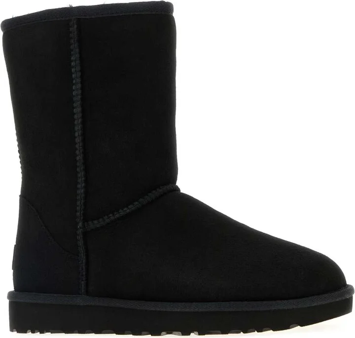 Black Suede Classic Short Ii Ankle Boots - Image 2