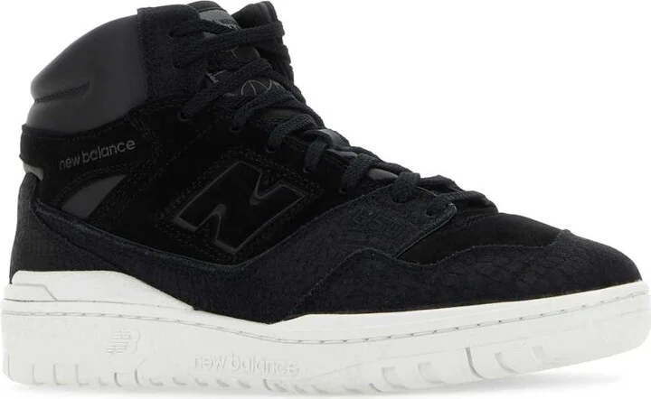 Black Suede Junya Watanabe X New Balance Bb650 Sneakers - Image 2
