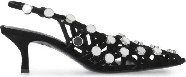 Black Suede Leather Shoes