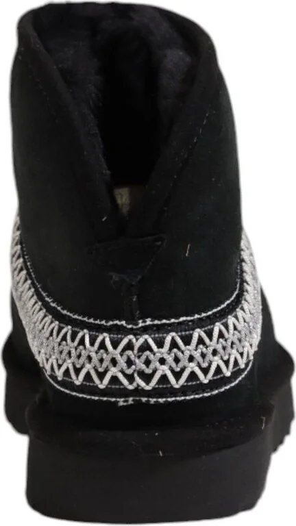 Black Suede Leather Women's Ankle - Image 4