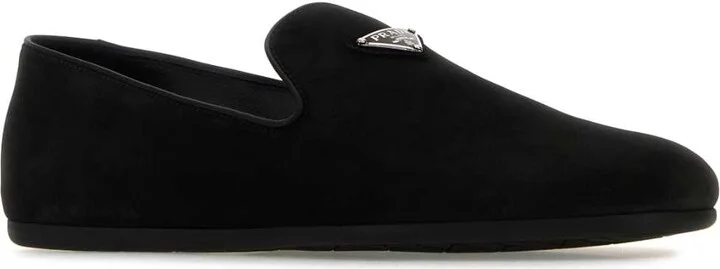 Black Suede Loafers - Image 2