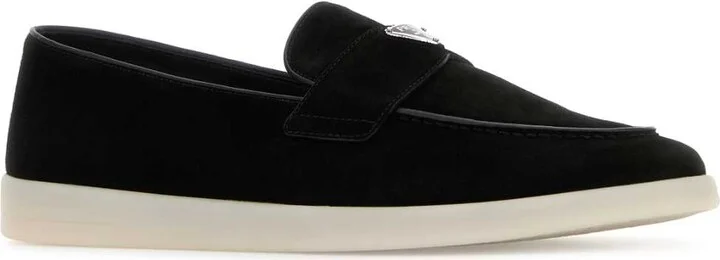 Black Suede Loafers - Image 2
