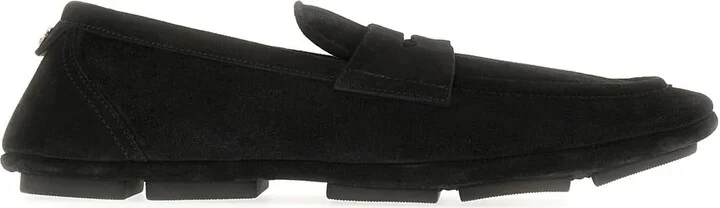 Black Suede Loafers