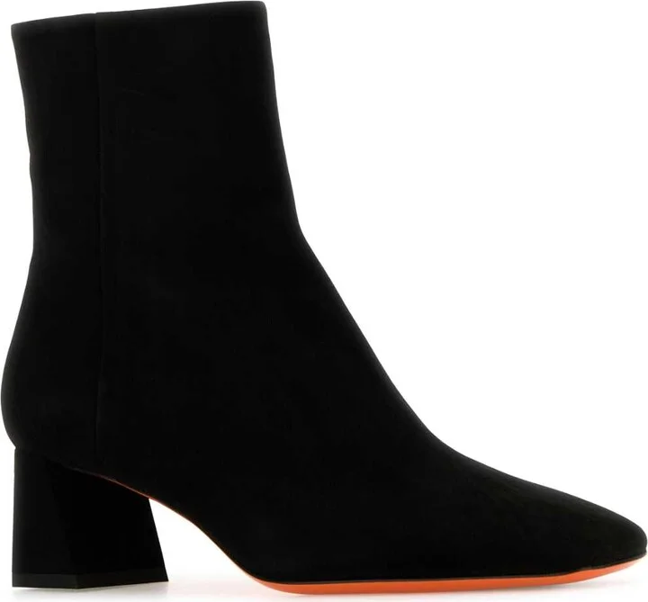 Black Suede Marta Ankle Boots - Image 2