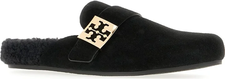 Black Suede Mellow Slippers - Image 2