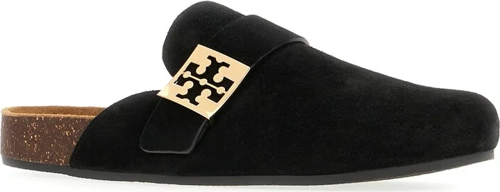 Black Suede Mellow Slippers - Image 2