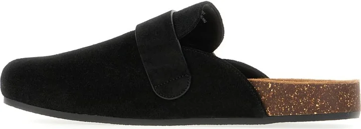 Black Suede Mellow Slippers - Image 3