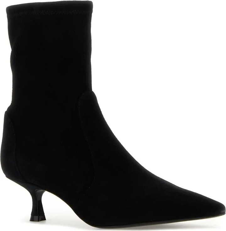 Black Suede Naomi 50 Ankle Boots - Image 2