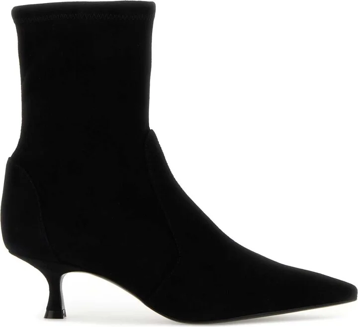 Black Suede Naomi 50 Ankle Boots