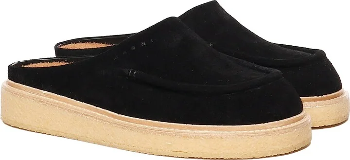 Black Suede Sabot With Para Sole - Image 2