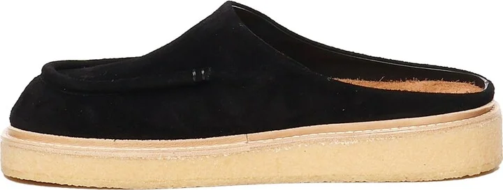 Black Suede Sabot With Para Sole - Image 4