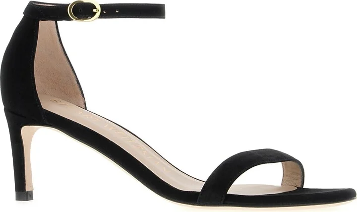 Black Suede Sandals - Image 2