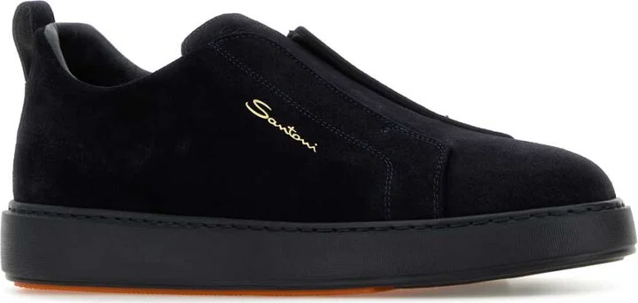 Black Suede Slip Ons - Image 2