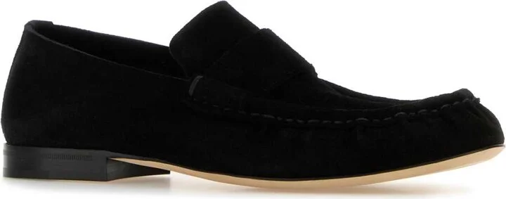 Black Suede Soft Loafers - Image 2