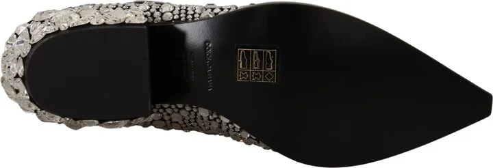 Black Suede Strass Crystal Cowgirl Women's Boots - Image 4