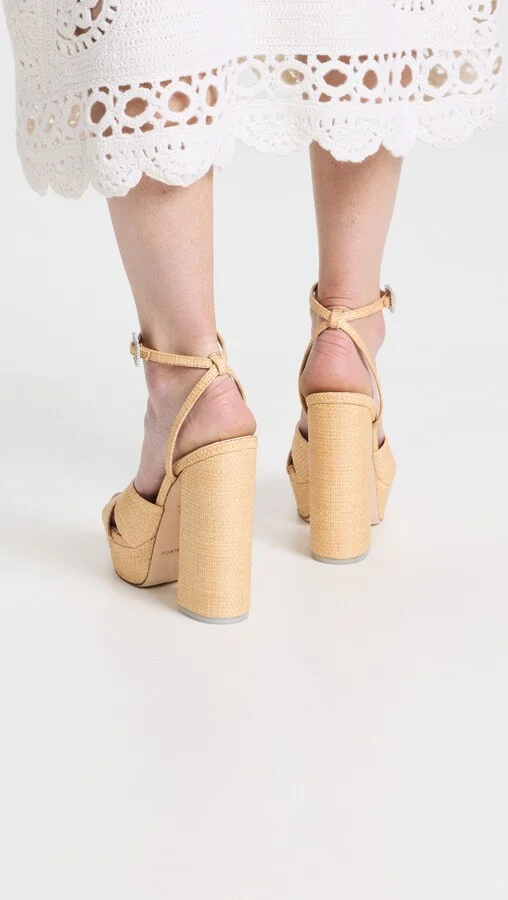 Black Suede Studio Hannah Sandals - Image 5