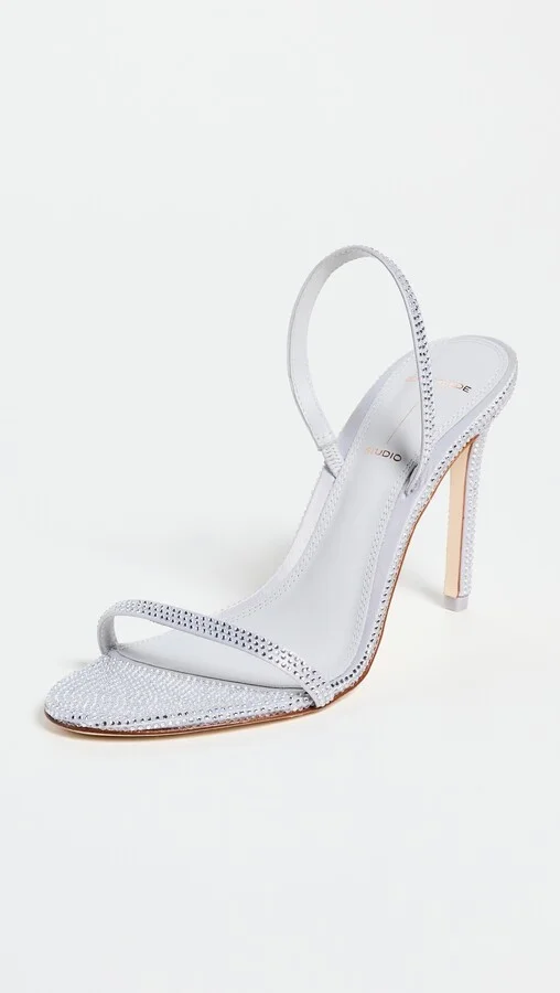 Black Suede Studio Luciana Sandals - Image 5