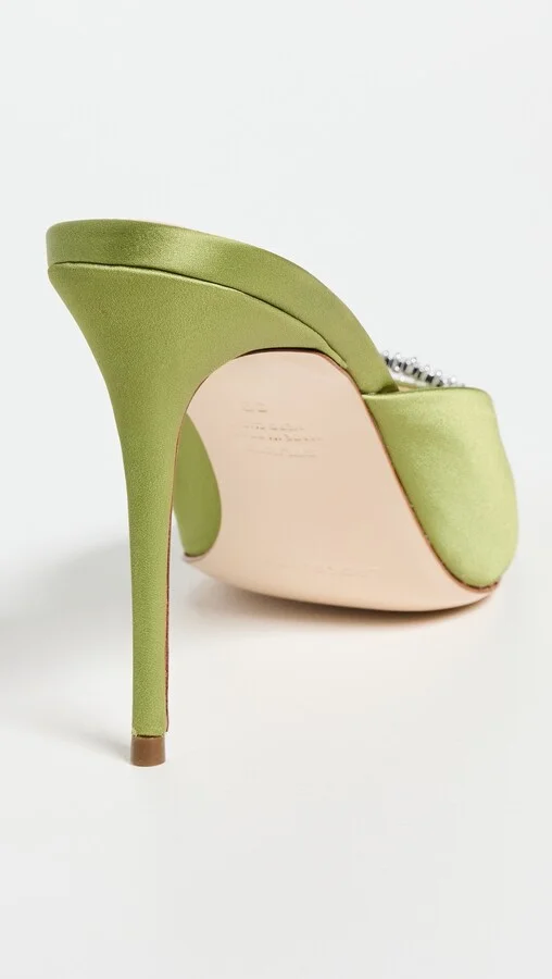Black Suede Studio Rosie Pumps - Image 4