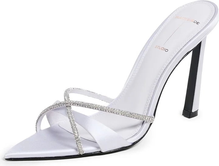 Black Suede Studio Sienna Sandals
