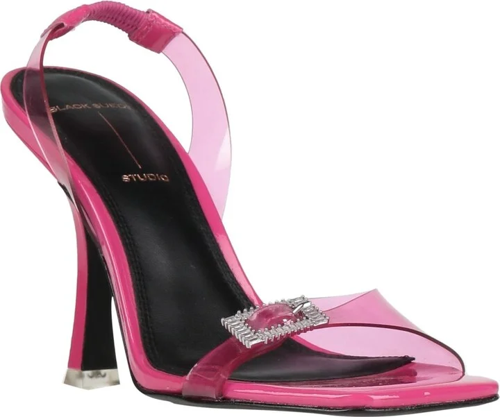 Black Suede Studio Woman Sandals - Image 4