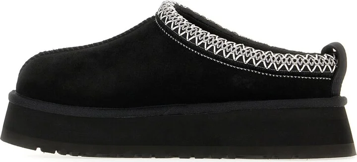 Black Suede Tazz Ii Slippers - Image 3