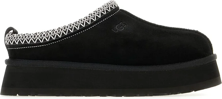 Black Suede Tazz Ii Slippers