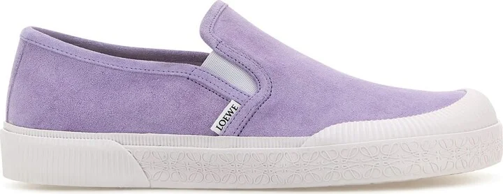 Black suede Terra Vulca slip-ons