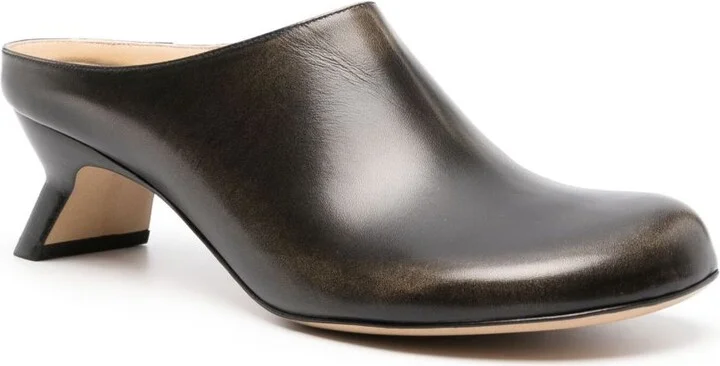 Black Terra 45 Leather Mules - Image 2