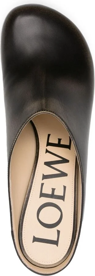 Black Terra 45 Leather Mules - Image 4