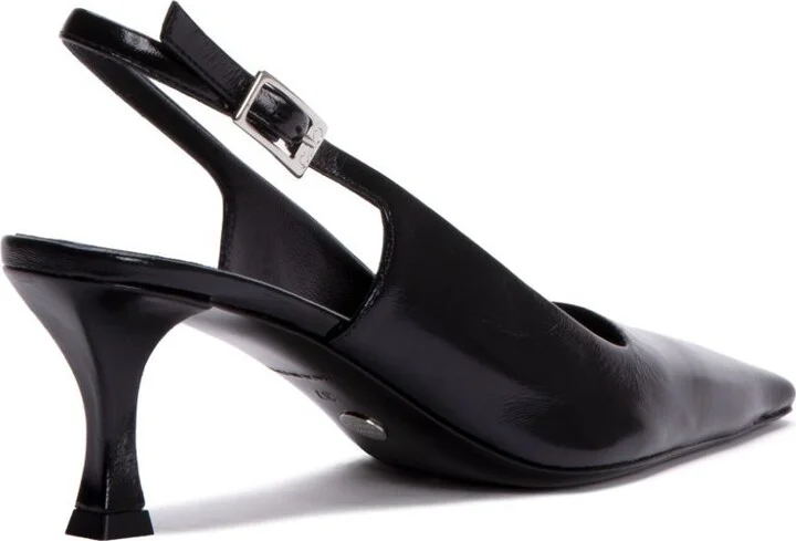 Black Trap 60 Leather Pumps - Image 3